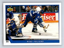 1993-94 Upper Deck - Mike Foligno #155 Toronto Maple Leafs Hockey Card