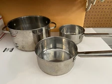 Philippe Richard 18/10 Professional Stainless Steel Cooking Pan’s 6, 7 , 11 Inch