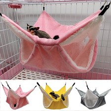 Guinea Pig Rat Hammock Hamster Ferret Hanging Nest Mice Bed Toy Warmer House AU