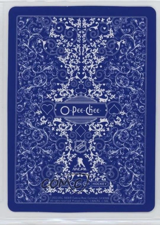 2022-23 O-Pee-Chee Playing Cards Auston Matthews #ACE-HEARTS - Image 2 of 2