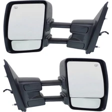 Towing Mirror Set For 2012-2016 Nissan NV1500 NV2500 Left and Right Manual Fold