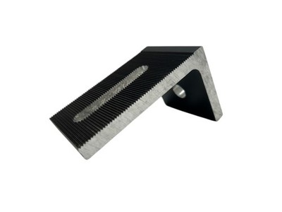 Quick Mount PV, QMC-LF-B-12, Single Slot, L-Foot, w/ Black Finish (12 units)