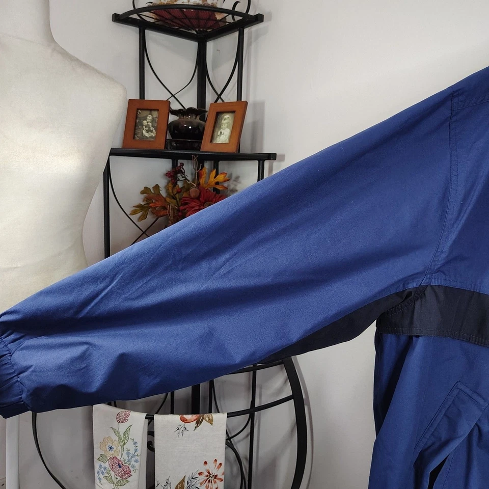 Chaqueta De Colección PACIFIC TRAIL XL Para Hombre Azul Forrada Doble Cierre Cremallera Abrigo a Presión Foto 4 de 4