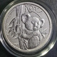 2024 Australian Perth Mint Koala 1/10 oz Platinum BU AUD 15 Prince Charles 3999.90 per troy oz