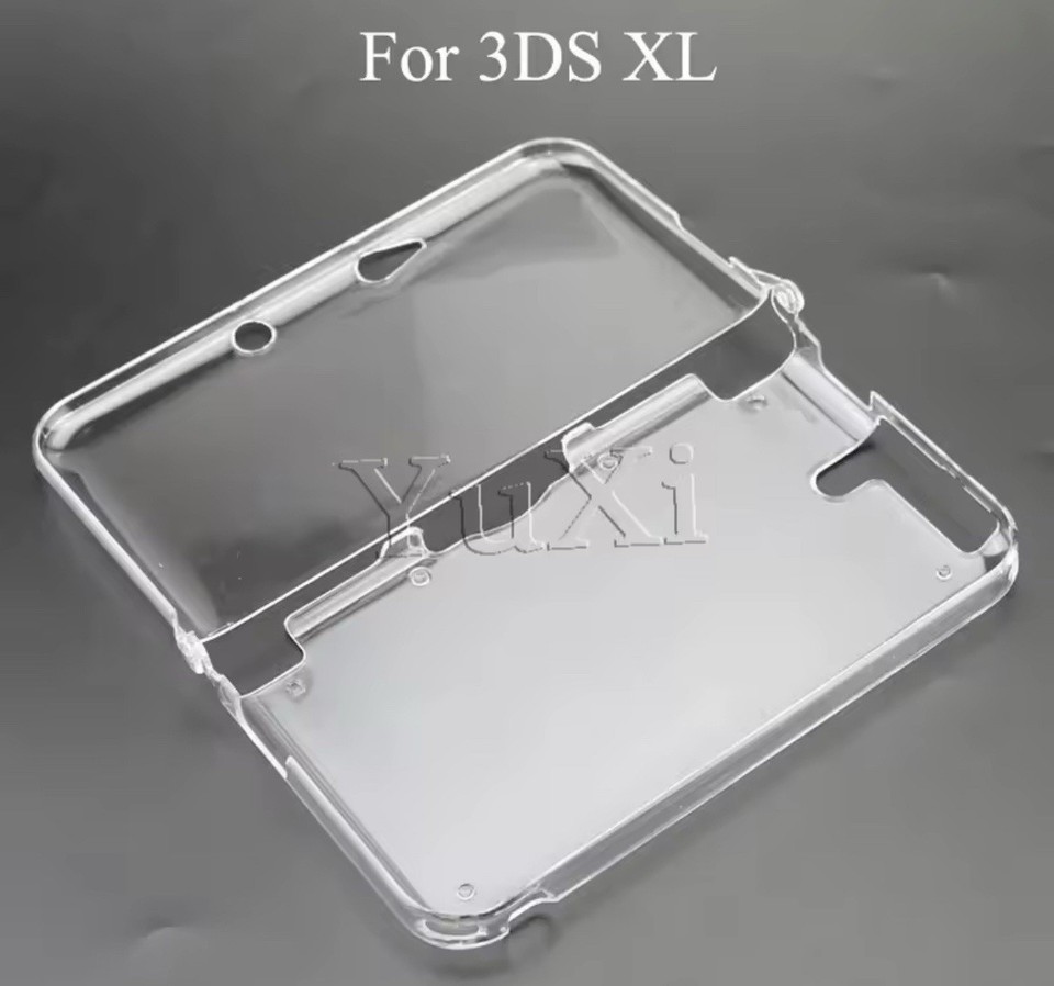 New 3DS XL LL 3DS Plastic Clear Protective Case Cover Hard Shell Skin ...