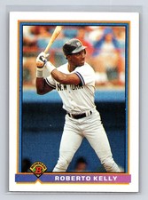 1991 Bowman #166 Roberto Kelly New York Yankees Baseball Card