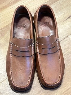 Men s Coach Parker Penny Loafers Size 10 D Leather