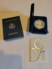 2006-W American Silver Eagle PROOF 1 Oz Silver - Coin & Box & COA