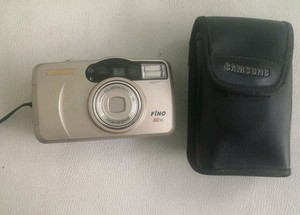 Samsung Fino 80XL Zoom 38-80mm Point and Shoot 35mm Film Tested, Working