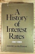 A History of Interest Rates by Sidney Homer **First Edition 1963**
