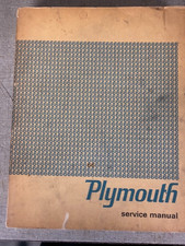 1966 Plymouth Factory Service Manual