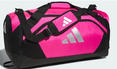 Adidas Team Issue 2 MEDIUM PINK BLACK Duffel Bag LIFETIME SHOE POCKET NWT