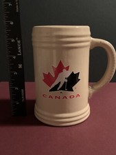 Vintage Team Canada Hockey- Ceramic Mug Stein Beer - NHL  - Olympic- Memorabilia