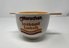 Maruchan Noodle Bowl with Chopsticks Dishwasher Microwave Safe Ramen Noodles