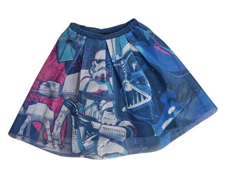 Disney Stitch Shoppe Star Wars Dark Side Vs Light Side Heather Skirt L XL  1X NEW