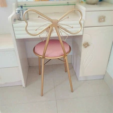 Modern Simple Dressing Table Makeup Chair With Stool Pink Vanity Velvet Chair