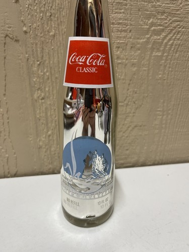 Coca Cola Bottle Chrome Silver North Dakota 10oz Tall #4 - Picture 2 of 6