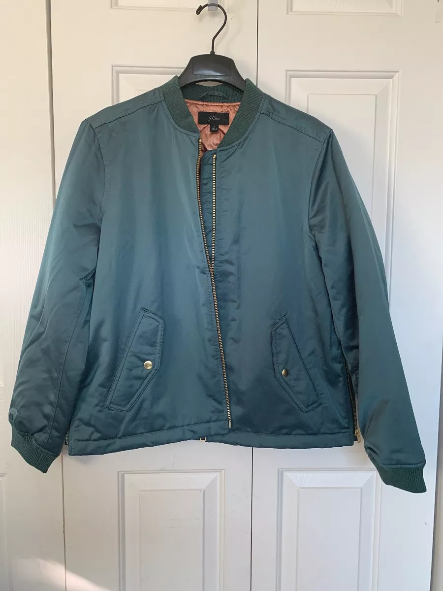 J crew bomber clearance jacket with side zips