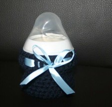 Handmade crochet baby bottle COVER / PERSONALISED