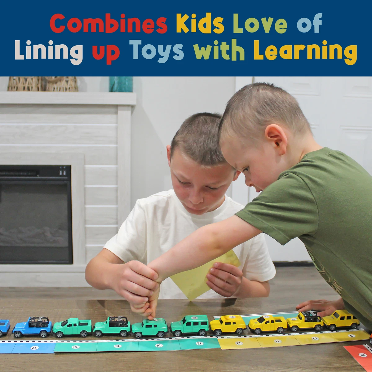 Line and Learn Car Set Line Up Toys for Autism Special Needs eBay