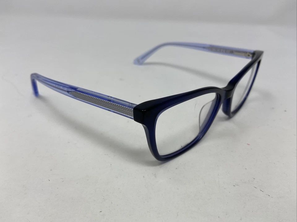 JUICY COUTURE EYEGLASSES FRAME JU202 QM4 51-17-135 BLUE/LIGHT BLUE FULL RIM TH52 - Image 4 of 4