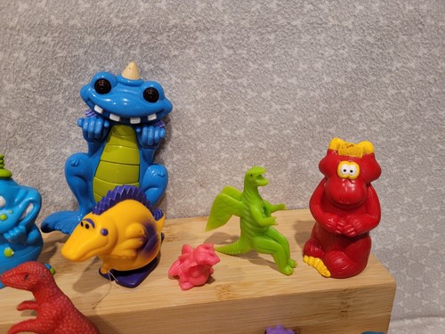 Vintage Current Inc Soma Monster Man Dinosaurier PRG Galactoids bunte Figur Lot - Bild 21 von 24