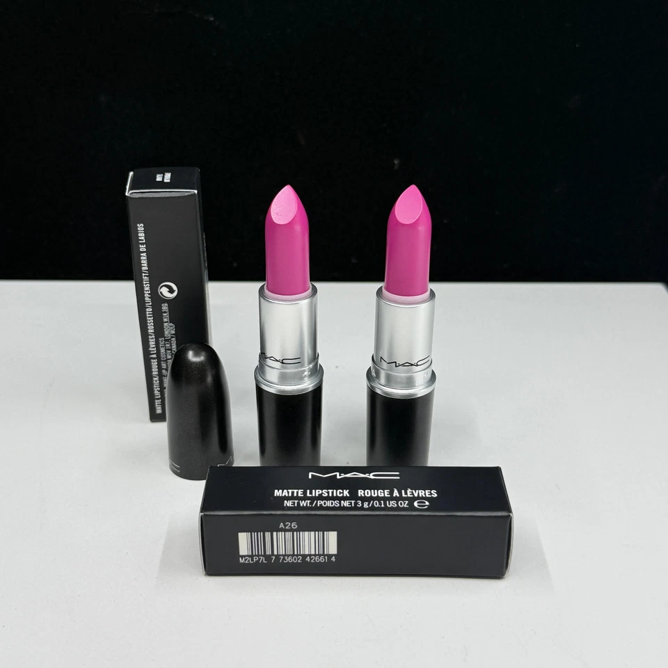 MAC Invite Intrigue Matte Lipstick LOT OF 2 0.1 oz New In Box SUMMER SALE - Image 4 of 4