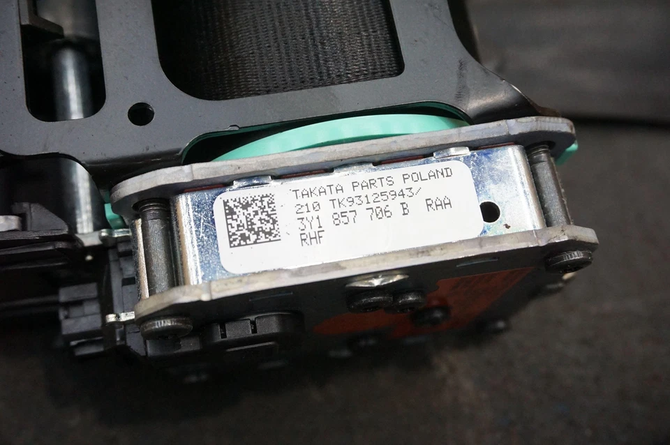 Retractor de cinturón de seguridad delantero derecho pasajero OEM 3Y1857706B Bentley Mulsanne 10-20 Foto 4 de 4