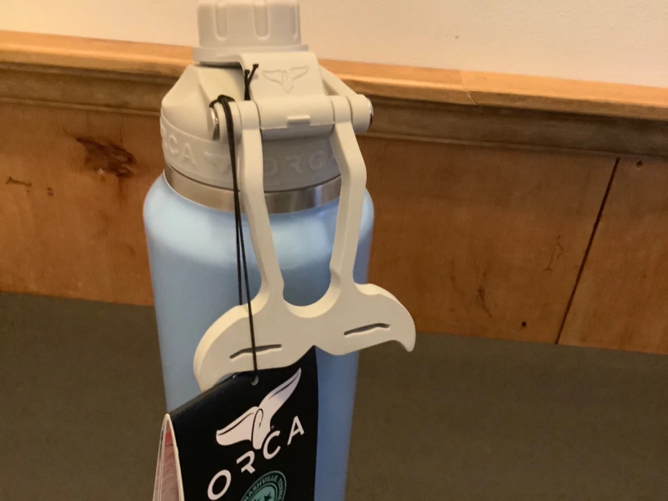 Orca Hydra 34 унц изолированная вакуумная бутылка светло-синий ORCA Hydra новый с Ярлыками - Изображение 3 из 4