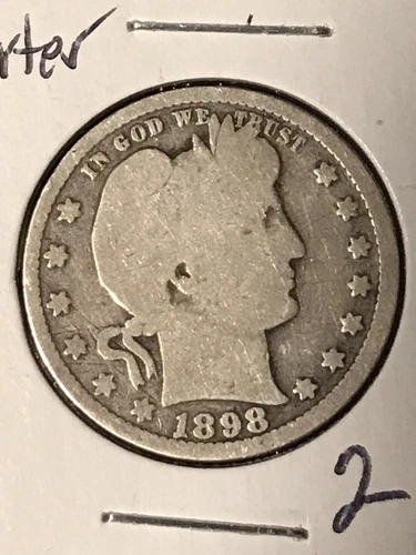 1898 Barber Quarter G