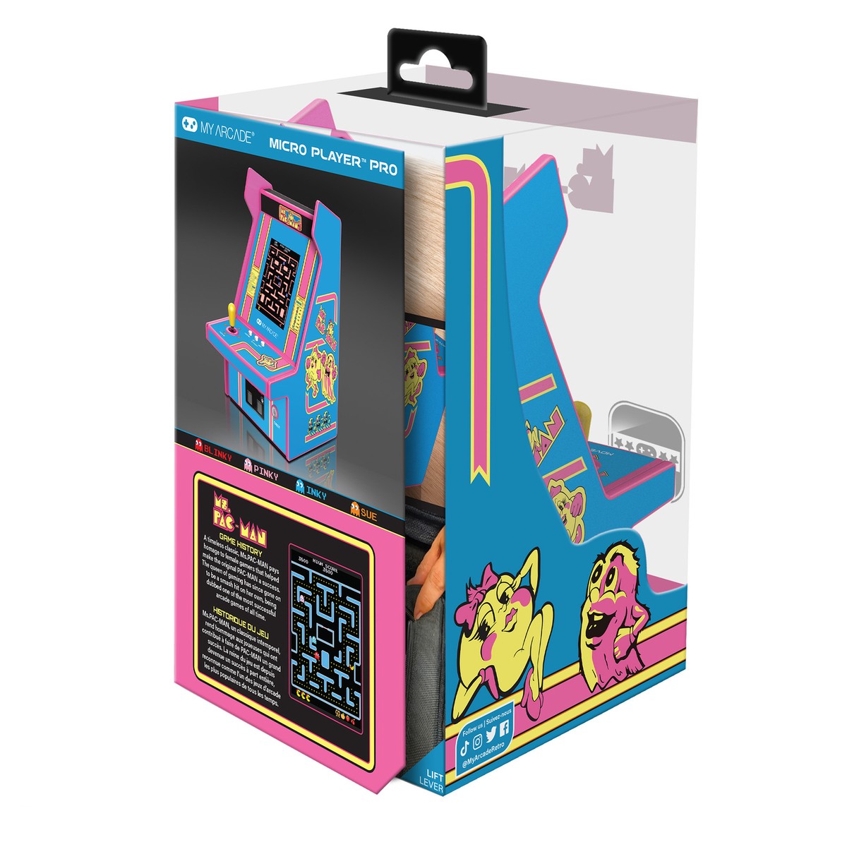 ① micro games of america ms pacman Shop Ms. PAC-MAN Micro Player Pro – My Arcade®