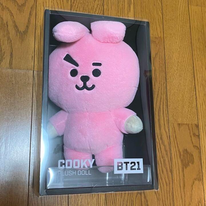BT21　COOKY　ビックスタンディングドール BT21 COOKY Standing Plush Doll Medium Line Friends Official