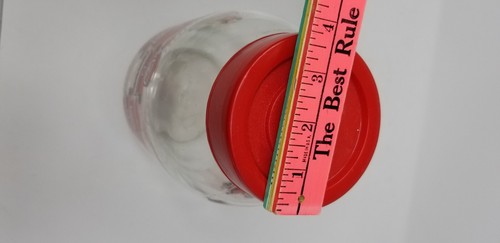 Vintage Carlton 3L Glass Jar & Lid Christmas Santa Cookie Canister with Lid - Picture 4 of 11