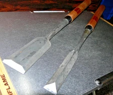 Chiyokorehiro Tsuki Nomi Japanese Slick Chisels 24mm 48mm Set of 2 Unused