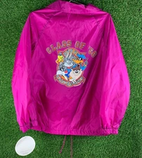 Vintage Looney TunesClass of 56 L Windbreaker 1994 WB NWT