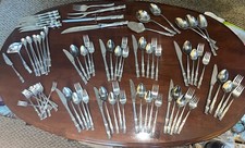 Vtg MCM  Eldan ELD13  Stainless Steel Japan 6 Pc Knife Set & Serving & 9pc Set