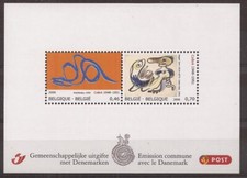 Belgium - Sheet - 2006 - COB BL135** - SCOTT 2168 - Paintings by COBRA Group-MNH