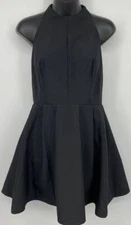 Keepsake Beautiful Liar Women Dress Size Medium M Black Mini Fit Flare Party New