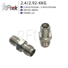 2.4mm Female To 2.92mm Female DC-40GHz RF microwave adapter MMwave connector
