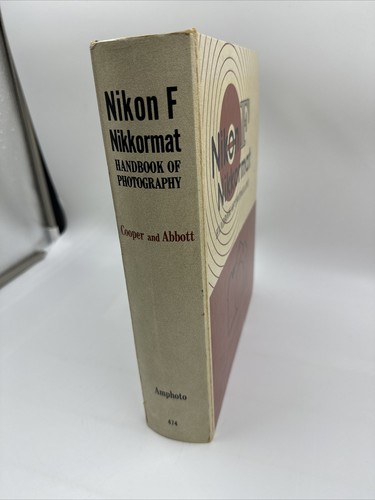 1968 Nikon F Nikkormat Handbook of Photograpphy Amphoto Cooper Abbott - Picture 3 of 24