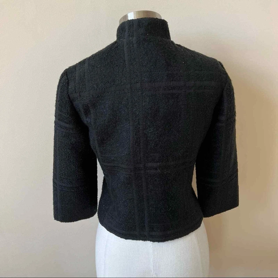 Blazer Walter Tres Botones Mandarín Cuello Alto 5082 Foto 4 de 4