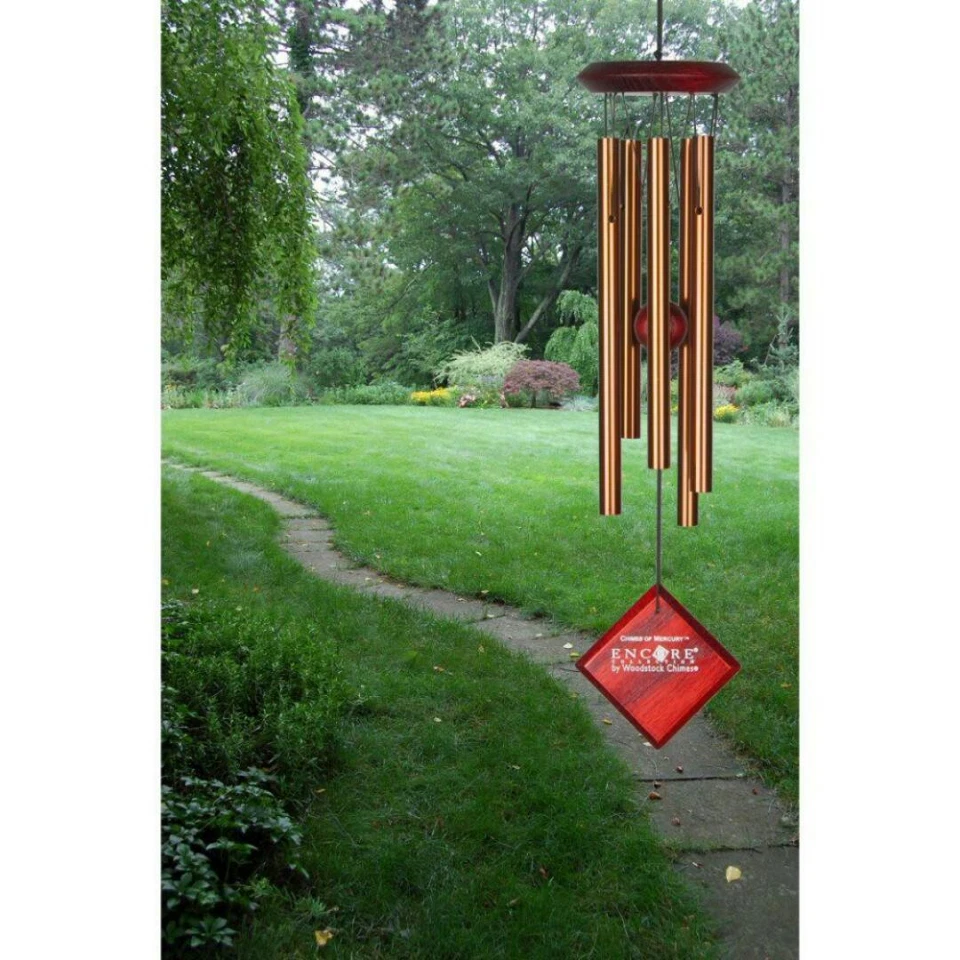 WOODSTOCK CHIMES OF MERCURY WIND CHIME BRONZE 14" NEW In Box FREE SHIP - Image 2 of 4