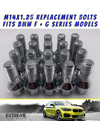 Alufelgen Radschrauben für BMW 3er F30 F31 F34 G20 45mm M14x1,25