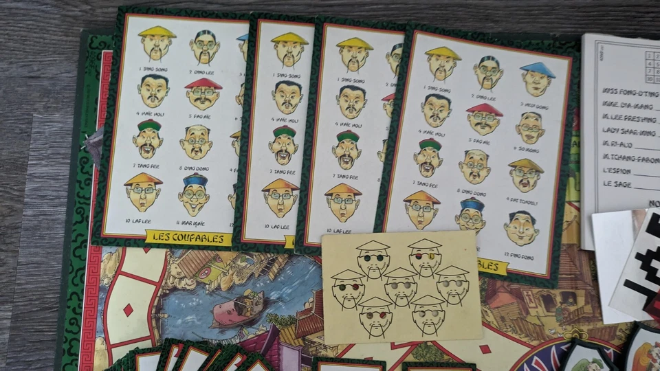 Jeu de société Les Mystères de Pékin vintage Complet MB livraison offerte ! - Photo 4/4