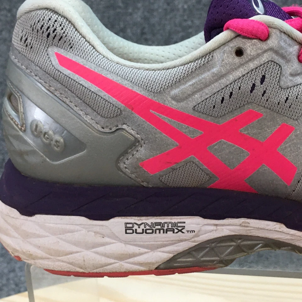 Asics Zapatos Mujer 7.5AA Gel Kayano 23 Tenis Atléticos para Correr T699N Gris Rosa Foto 3 de 4