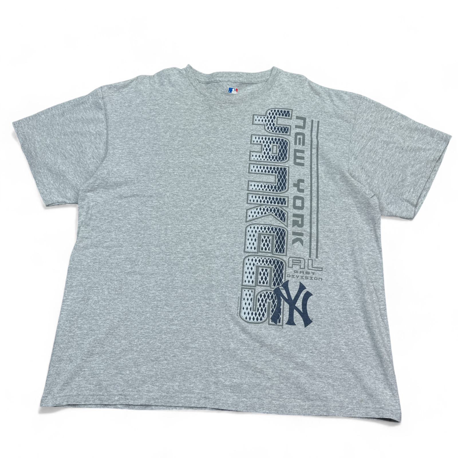 MLB New York Yankees T Shirt Adult Size XL Gray Vintage Style Baseball Tee