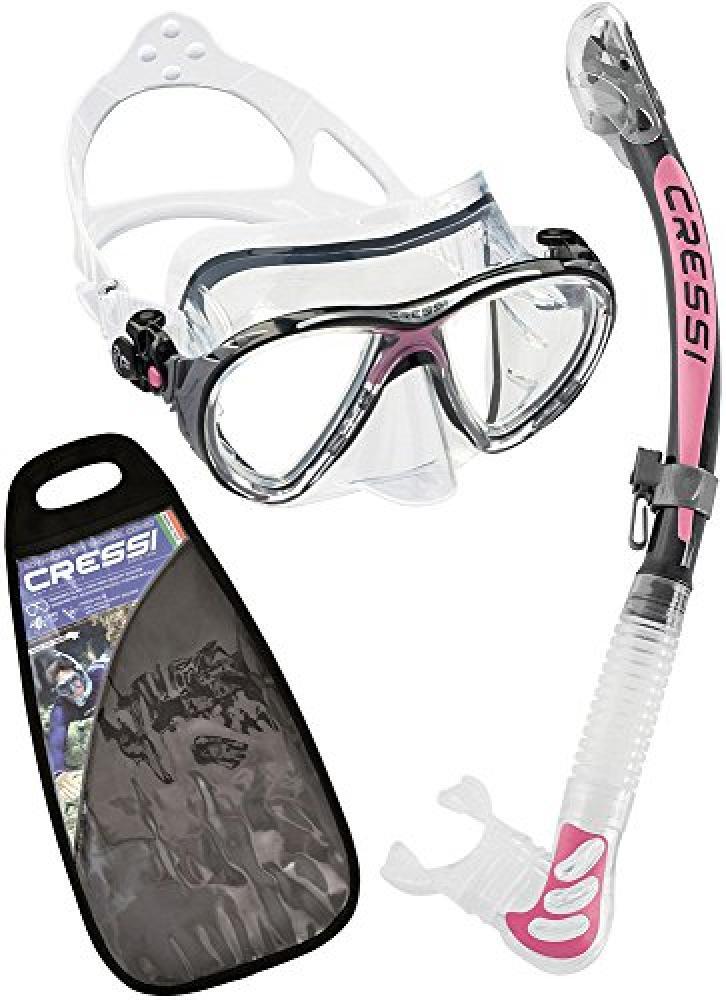 (TG. N/A) Cressi Big Eyes Evolution & Alpha Ultra Dry Professional Combo, Set pe