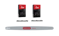 36" Bar & 2x Chisel Skiptooth Chains For Husqvarna 1100 363RNFD009 / 68JX104G(2)