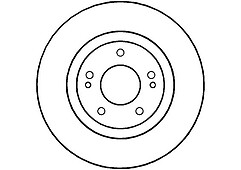 SE ADAPTA A MITSUBISHI 3000GT 92-99 DISCO FRENO DELANTERO NBD603 - Imagen 1 de 1