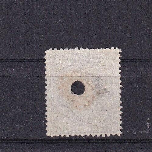 SA21e Spain 1879 King Alfonso XII used stamp, punch cancel CV$220 - Picture 2 of 2